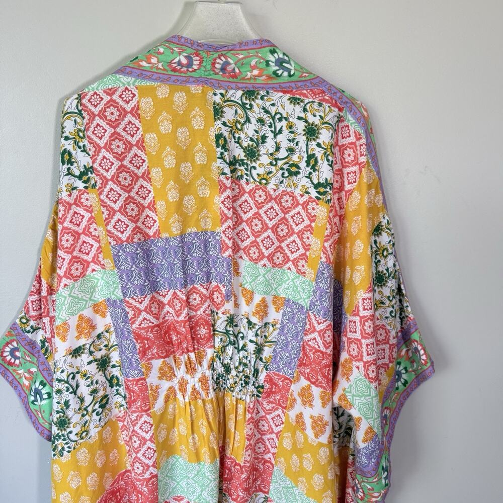 ANTHROPOLOGIE Tolani Collection Raelyn Kimono Draped Cardigan Top Size XL NEW - Picture 6 of 6